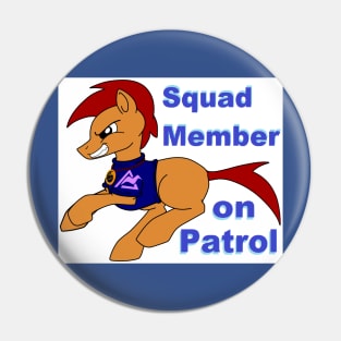 Squad Member on Patrol Pin