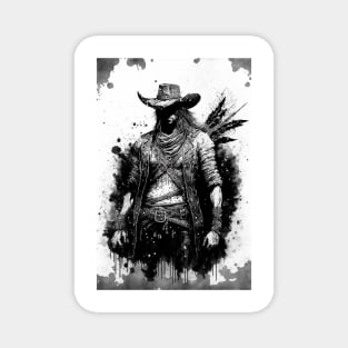 Bounty Hunter Cowboy Magnet