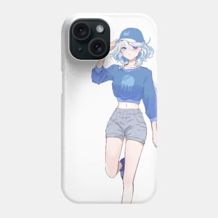 Urban Grace: Furina in Modern Clothing | Genshin Impact Phone Case