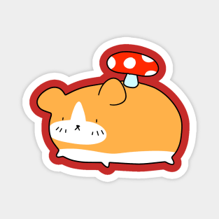 Mushroom Hamster Magnet