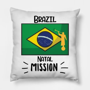 Brazil Natal Mormon LDS Mission Missionary Gift Idea Pillow