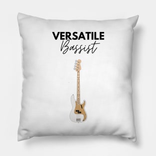 Versatile Bassist Light Theme Pillow