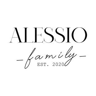 Alessio Family EST. 2020, Surname, Alessio T-Shirt