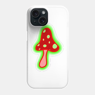 Red Trippy Mushroom Phone Case