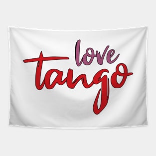 Love Tango Purple Red by PK.digart Tapestry