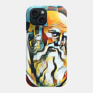 St. Jerome Abstract Portrait | St. Jerome Artwork 2 Phone Case