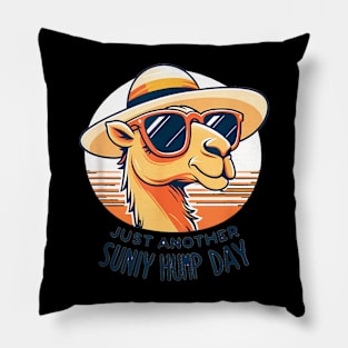 Another Sunny Hump Day A  Camel Pillow