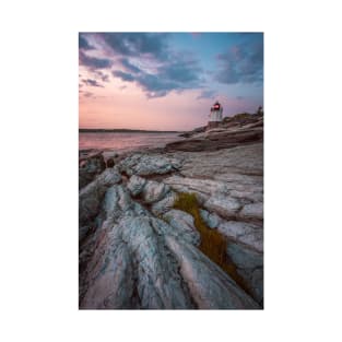 Castle Hill lighthouse in Newport, Rhode Island T-Shirt