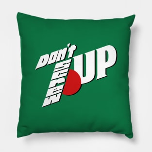 Don't Screw Up Funny Retro logo Parody Funny Sayings Gift Pillow