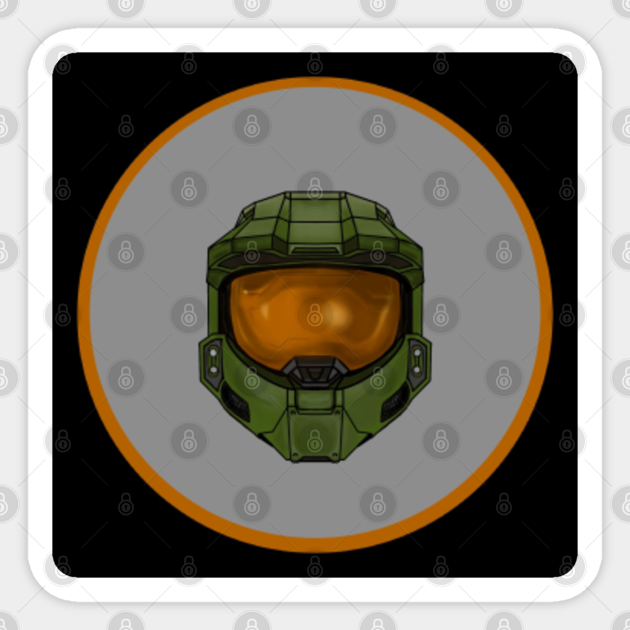 Halo Infinite Master Chief Mark VI Helmet - Halo - Sticker