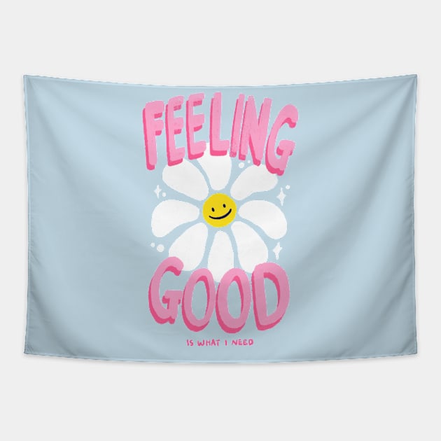 Feeling Good Tapestry by Iniistudio