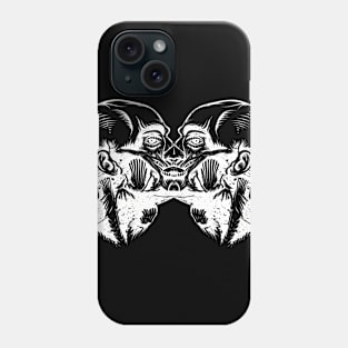 Creepy heads making a creepier face Phone Case