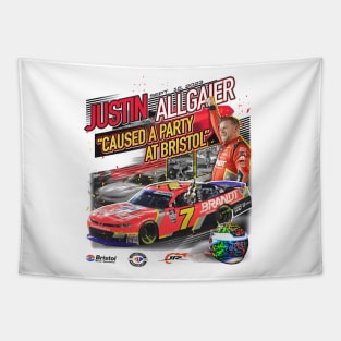 Justin Allgaier JR Food City 300 Race Win Tapestry