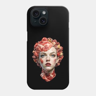 Raw Meat Lover Woman Carnivore Phone Case