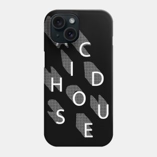 Acid House  ////  Retro Style Typography Design Phone Case