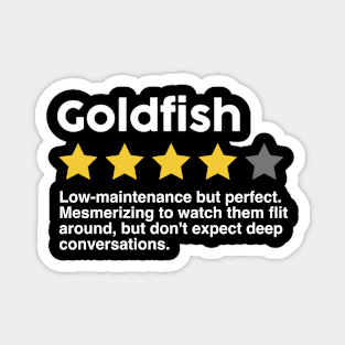 Goldfish rating Magnet