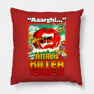 Attack of the Killer Tomatoes // 70s move Pillow