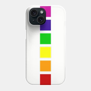 Minimalistic Pride Flag Colors - Proudly Celebrate LGBT Phone Case