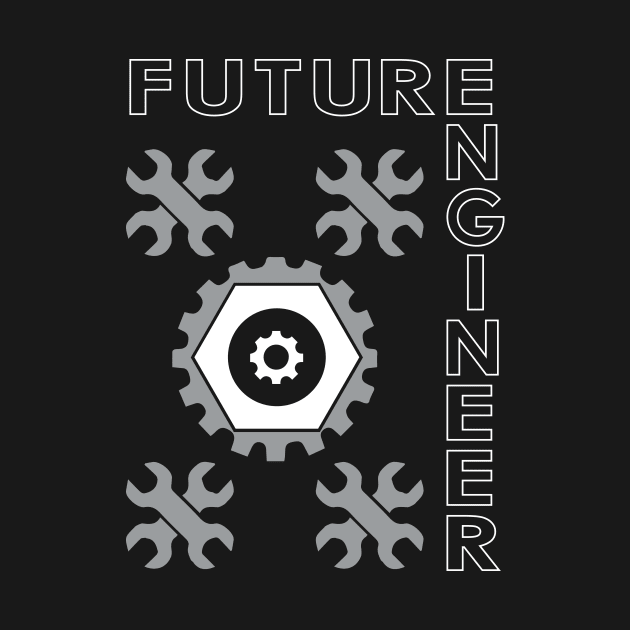 Future engineer, engineering text and logo by PrisDesign99