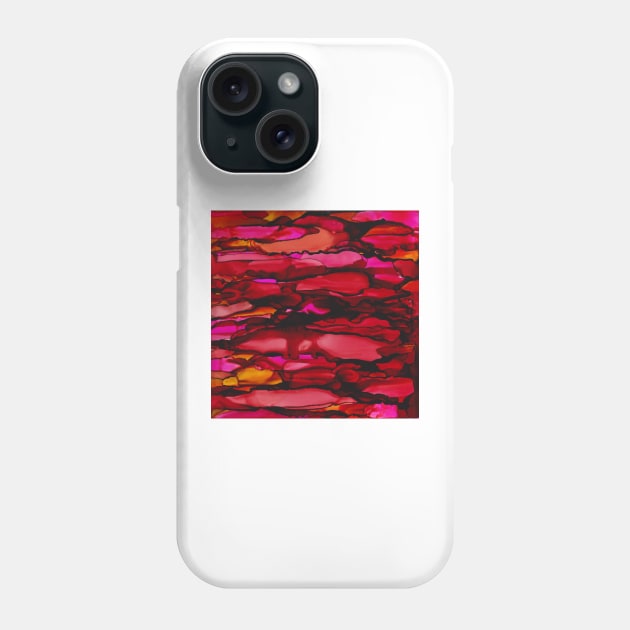 Ruby River Ripples Phone Case by DANAROPER