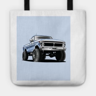 ford f250 obs truck blue poster Tote