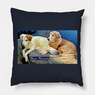 Dogs Best Friends Pillow