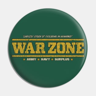 War Zone Surplus 1986 Pin