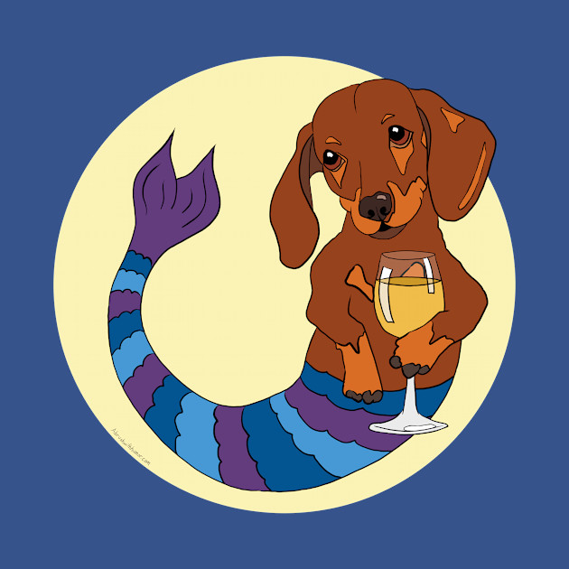Disover Shelby the Doxie Mermutt - Dog - T-Shirt