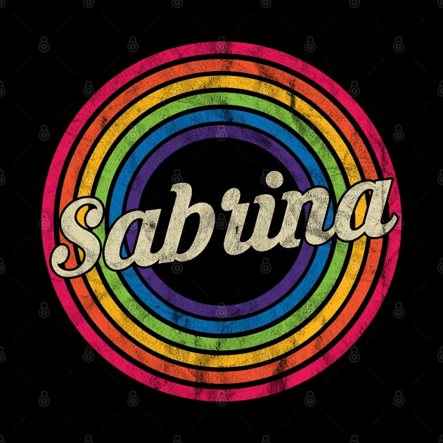 Sabrina - Retro Rainbow Faded-Style by MaydenArt