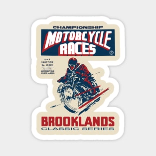 moto vintage racer Magnet