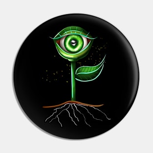 Eyes and Roots Pin