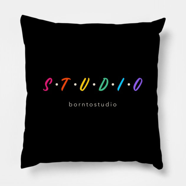 Studio with borntostudio Pillow by borntostudio