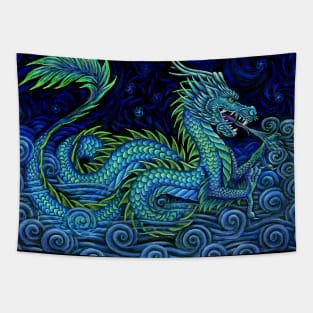 Chinese Azure Dragon Tapestry