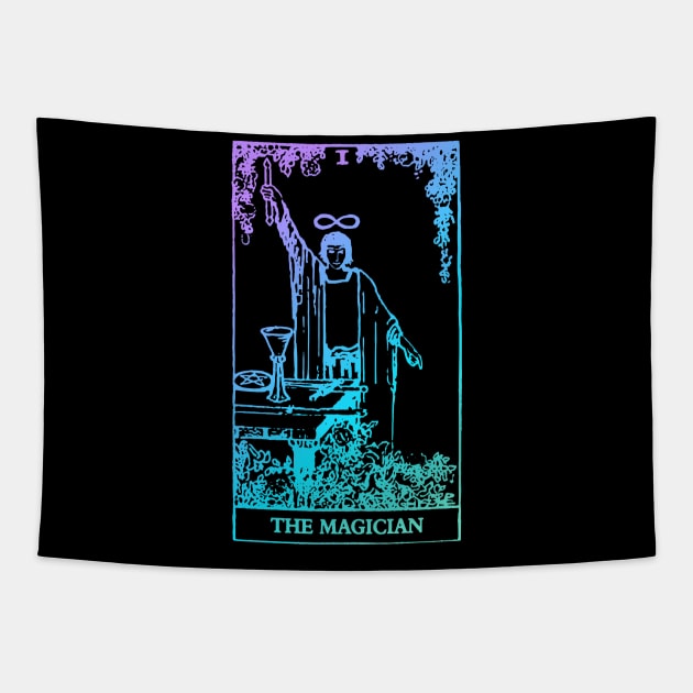 The Magician Tarot Card Tapestry by srojas26