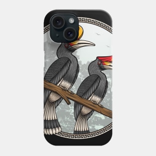 Beautiful Hornbill Bird On The Jungle Phone Case