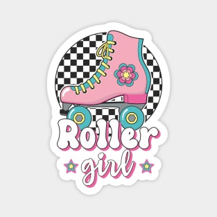 Roller girl roller skate roller skater Magnet