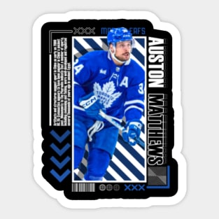 Auston Matthews Hockey Paper Poster Maple Leafs - Auston Matthews - Pin