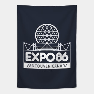 Expo 86 - Vintage Icon Tapestry