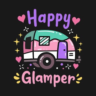 Glamper Glamping Camping Caravan T-Shirt