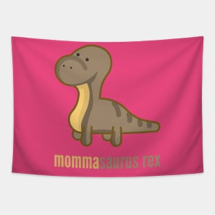 Mommasaurus Rex T-Shirt Dinosaur Family Shirts Tapestry