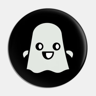 Ghost Big Face Costume Pin