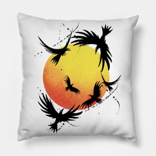 Stone the Crows Pillow