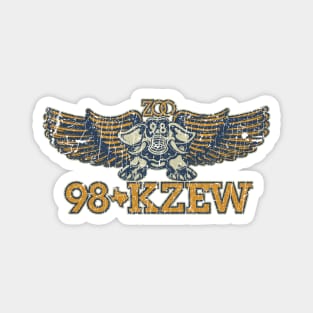 KZEW 98 Dallas 1973 Magnet