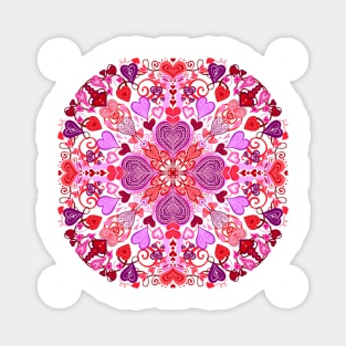 Valentines Mandala Magnet