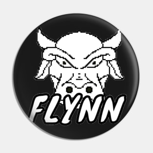 Oxyflynn full logo non transparent design: Pin