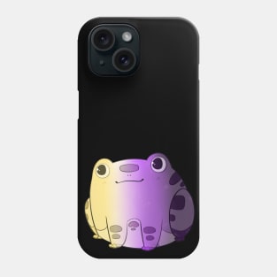 Chibi Frog Sitting - NB Flag Phone Case