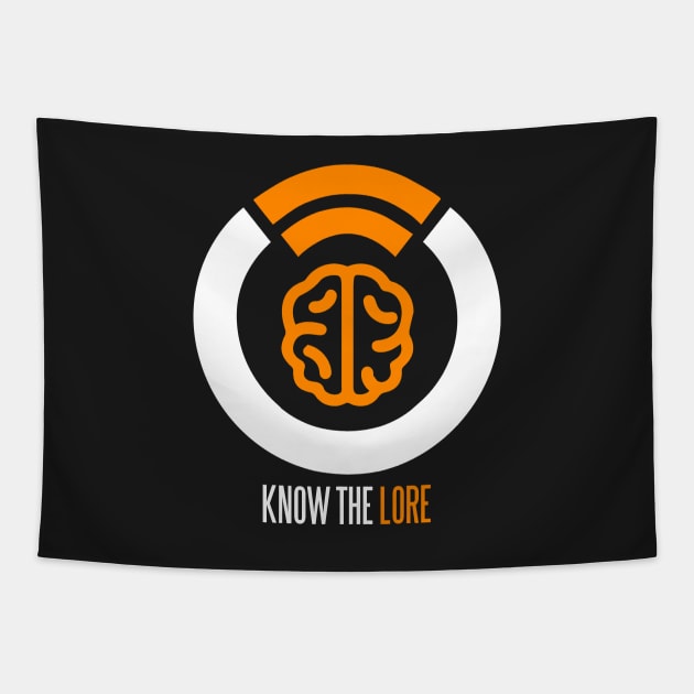 Know the Lore Overwatch Logo Tapestry by NerdSloth