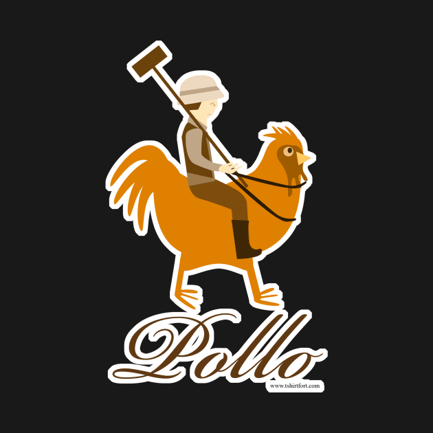 Funny Pollo Parody Fashion Chicken Design by Tshirtfort