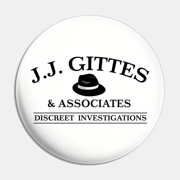 J. J. Gittes Discreet Investigations Pin by MindsparkCreative