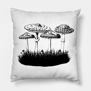 Mushroom patch Pillow